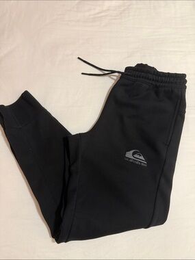 Quiksilver Men's Black Drawstring Joggers